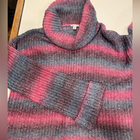 Tribal Sweaters - Tribal Jeans Knit Turtleneck Sweater